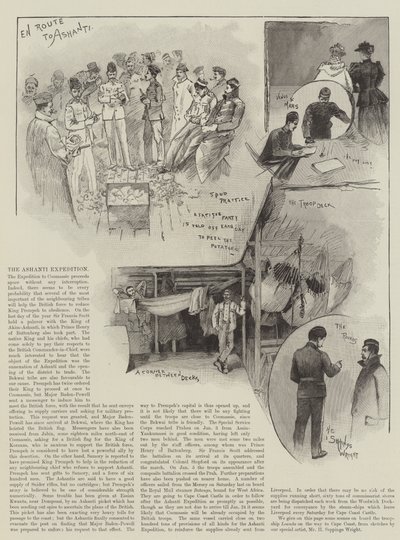 アシャンティ遠征 作： Henry Charles Seppings Wright